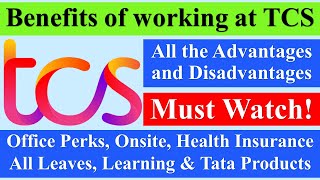 All Benefits for TCS Employees 2024 Explained Government Job Onsite Salary Leaves tcs tata hcl [upl. by Aniteb173]