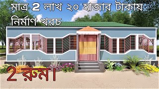 Tin Set House Designtin set bari 2 roomtin set house design Bangladeshsimple tin house design [upl. by Klement]