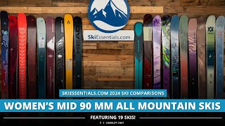 2024 Womens Mid90 mm AllMountain Ski Comparison with SkiEssentialscom [upl. by Ermanno]