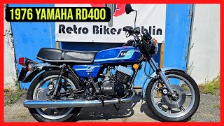 1976 Yamaha RD400  Unleash the Vintage Power [upl. by Mandel]