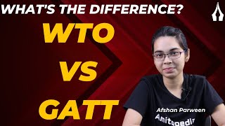 WTO vs GATT  History of GATT History of WTO  International bodies amitopedia [upl. by Araes]