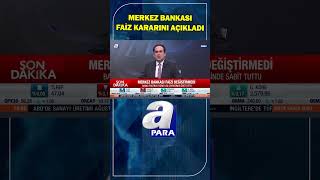 Merkez Bankası Faiz Kararını Açıkladı shorts merkezbankası [upl. by Blodgett]