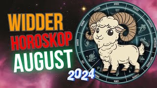 Widder Horoskop für August 2024 Zeit der großen Chance [upl. by Ahsinaw882]