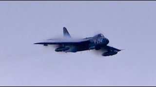 4K  Hawker Hunter AMAZING Blue Note Sound [upl. by Durst]