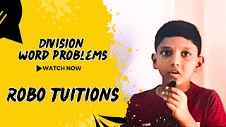 MathsDivision Word Problems [upl. by Adnamal]