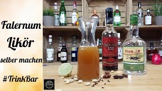 Falernum Likör selber machen  Cocktails  Rezept  Trinkbar [upl. by Darrill]