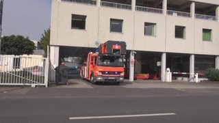 Beinaheunfall Löscheinheit  RTW BF Bonn FW 3  Gong  Durchsage Paralleleinsatz [upl. by Aihsena]