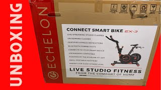 Echelon EX 3 Smart Connect Spin Bike Unboxing amp Assembly [upl. by Alanna]