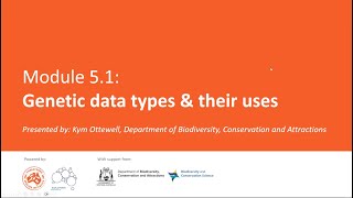 Module 51 Genetic data types and why are they useful [upl. by Gaw]