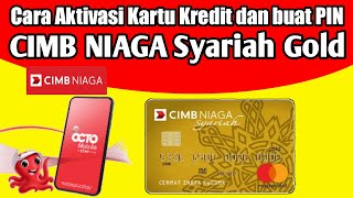 Cara Aktivasi dan buat PIN kartu kredit Cimb Niaga Syariah Gold [upl. by Stewart758]