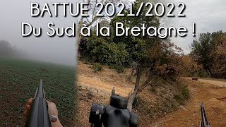 BATTUE 20212022 quotDU SUD A LA BRETAGNEquot Sangliers Chevreuils Renards [upl. by Ogden]