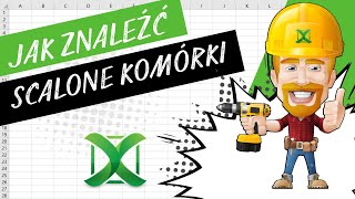 Excel  Jak znaleźć wszystkie scalone komórki  Porada 459 [upl. by Gabbert694]