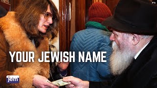 Heres Your Jewish Name  The Lubavitcher Rebbe [upl. by Gamali]