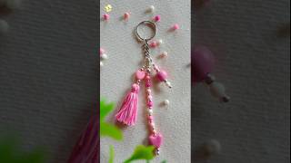 DIY Beads Keyring 😃😱🤩 shorts youtubeshorts [upl. by Sirromal]