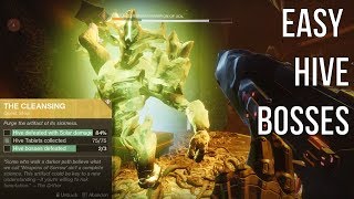 Easy Hive Boss Kills  Destiny 2 Last Word Exotic Quest [upl. by Eveline]