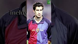 Luis figo futbol historiafutbol portugal fcbarcelona realmadrid championsleague [upl. by Ennaehr]