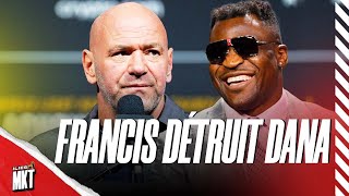 FRANCIS NGANNOU RÉPOND AUX ATTAQUES DE DANA WHITE [upl. by Rici]