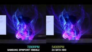 Laptop HDD  5400 vs 7200 RPM Performance Test [upl. by Rednaxela599]