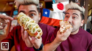 Probando COMIDA CHILENA en JAPÓN 🇨🇱  Completos Empanadas amp Choripan en TOKIO [upl. by Turmel]