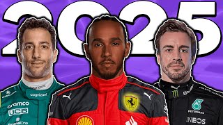 Bold Predictions for the 2025 Formula 1 Driver Lineups [upl. by Lenee]