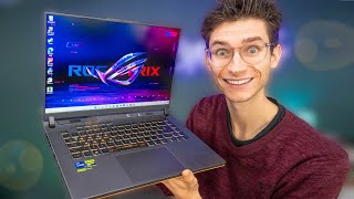 Gaming Laptops Have Gotten CRAZY Good 🤩 Asus ROG Strix G16 2023 Unboxing amp Gameplay  AD [upl. by Cathlene934]