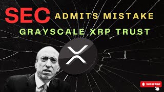 XRP News  SEC regrets labeling Crypto Asset Securities  Grayscale XRP Trust  Robinhood XRP 👊😎 [upl. by Joselow]