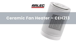 ARLEC  CEH213 Ceramic Fan Heater [upl. by Gold938]