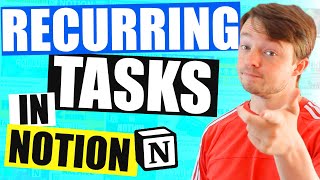 Notion Recurring Tasks workaround [upl. by Haelat]