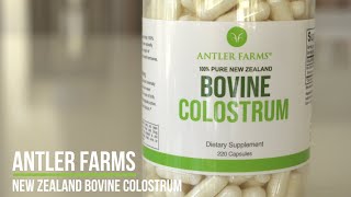 Antler Farms New Zealand Bovine Colostrum  Powerful Immune Support [upl. by Fedak]