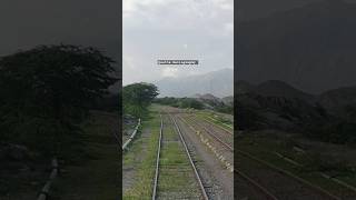 Last Lite engine going to Quetta in the Bolan section railway train nature [upl. by Pretrice]