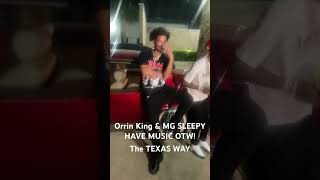 MG SLEEPY comes to Texas and pulls up on Orrin King at the studio MGSLEEPY OrrinKing [upl. by Kirkpatrick]