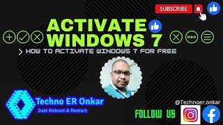 ACTIVATE WINDOWS 7 EZY Using CMD windows activator [upl. by Tennes]