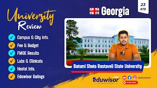 Batumi Shota Rustaveli State University Review  MBBS in Georgia 🇬🇪  Eduwisor mbbsingeorgia [upl. by Ecyor]