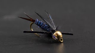 A YearRound Attractor Pattern  The Batman Nymph  Fly Tying Tutorial [upl. by Mainis573]