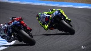 2016 Spanish GP  Yamaha in action [upl. by Moneta]