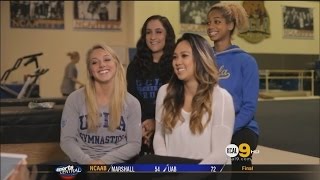 Kristine Leahy Talks With Olympians Turned UCLA Gymnasts [upl. by Yaeger]