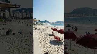 🇧🇷🇧🇷Copacabana 0800am Already filling up shorts copacabana beach [upl. by Louise506]