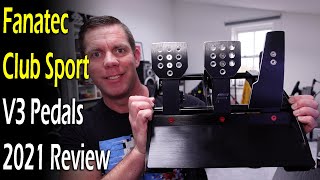 Fanatec Club Sport V3 Pedals 2021 Review [upl. by Kudva]