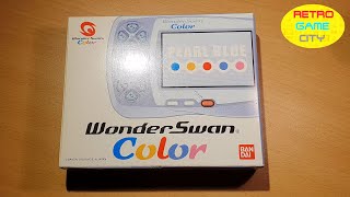 Bandai WonderSwan Color unboxing [upl. by Ralina]