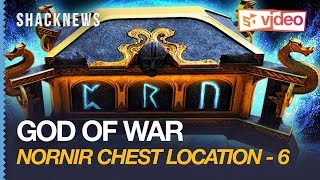 God of War Nornir Chest 6  Midgard  Lake of Nine [upl. by Ayisan]