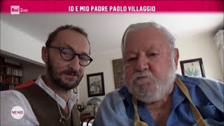 Io e mio padre Paolo Villaggio  Nemo  Nessuno Escluso 02032017 [upl. by Hannis]