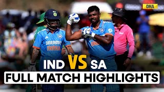 IND vs SA 3rd ODI Highlights Sanju Samson Hits Century As India Beat South Africa By 78 Runs [upl. by Aknahs116]