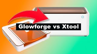 Glowforge Aura vs XTool M1 [upl. by Inohs906]