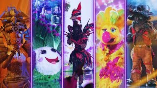 Episode 1 All performances  the masked singer FOX  season 12 [upl. by Vitek]