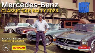 MercedesBenz Classic Car Rally 2023  Exclusive Access  Taj Lands End Mumbai  Buggy Khana [upl. by Chandra]