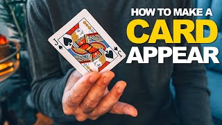 How To Make A Card Appear Instantly Card Magic Tutorial [upl. by Verile]