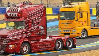 24H Du Mans Camion  Camions Décorés  Truck Show  Meilleurs Moments [upl. by Anileve]