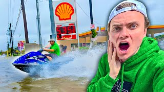 DRIVING A JET SKI IN A HURRICANE [upl. by Gottwald163]