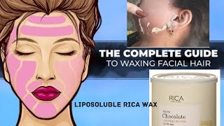 Easy Rica Facial Waxing 🧏 [upl. by Ettennil64]