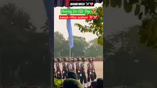 Assam Rifles Passing Prade Out Ssc gd ⚔️💖  passing prade army foji assam sukhovi [upl. by Nnyleitak]